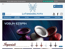 Tablet Screenshot of latiendadelyoyo.com